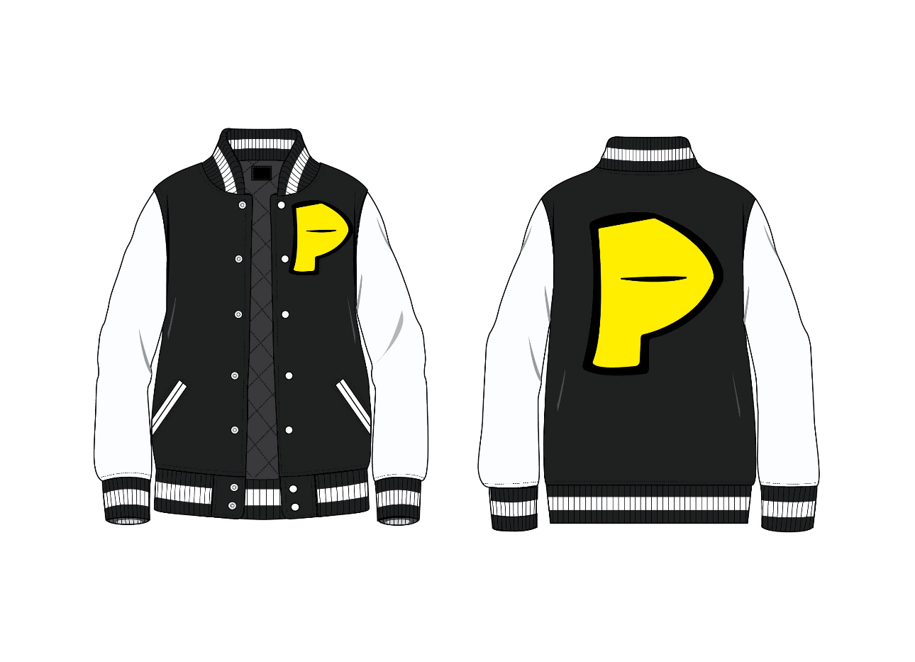 DJ SMitty P Varsity Jacket Mockup